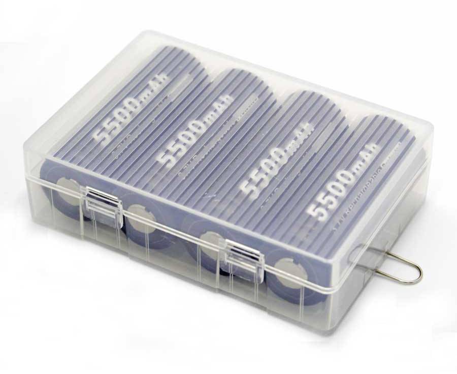 Soshine SBC-021 Battery tray 4x 26650 (L x W x H) 112 x 77 x 31.8 mm