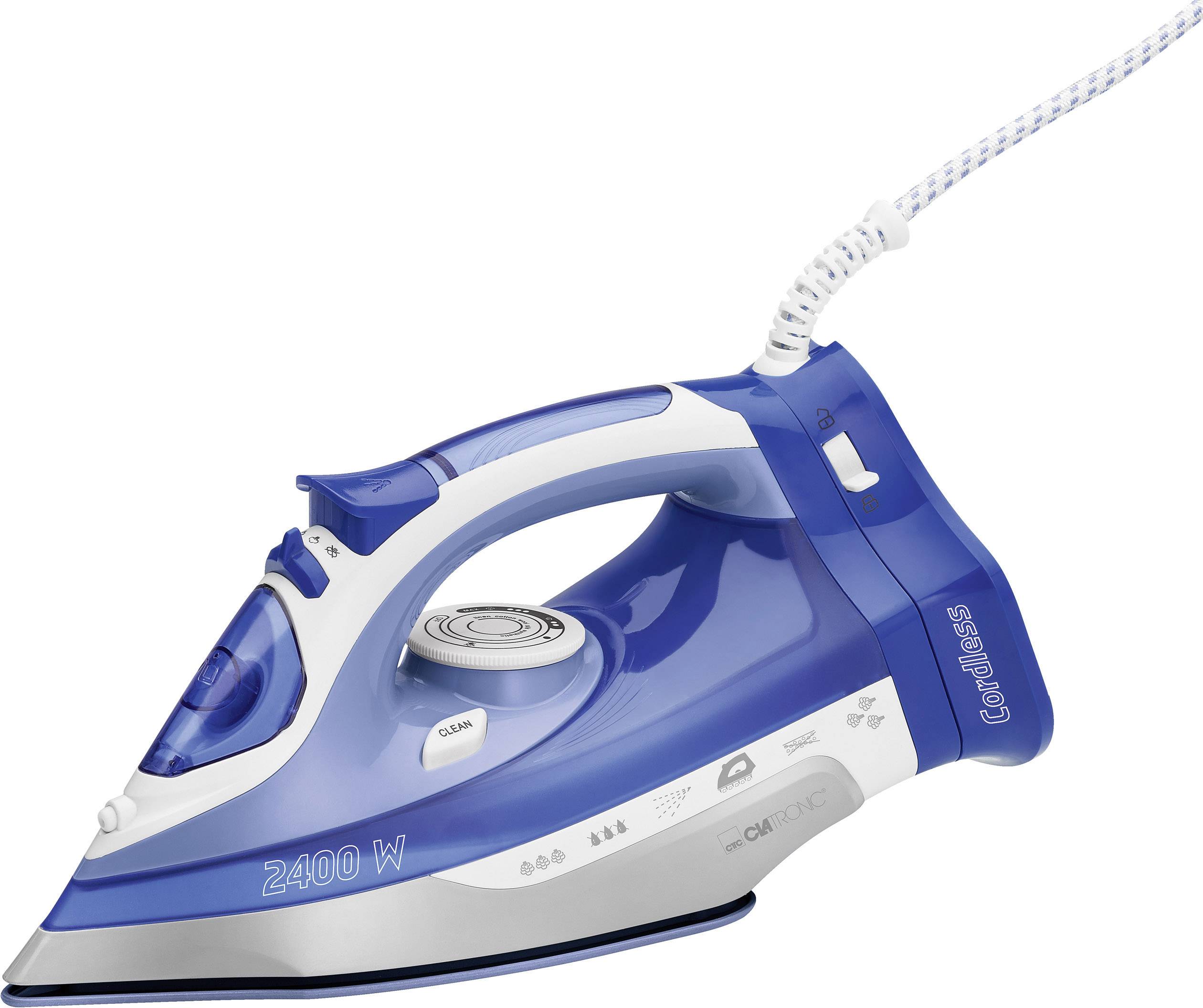 Clatronic DB 3706 Steam iron White, Blue 2400 W