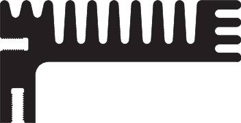 Fischer Elektronik 10022759 SK 96 84 SA Heat sink 3.8 K/W (L x W x H) 84 x 55 x 28 mm TO 220, TOP 3