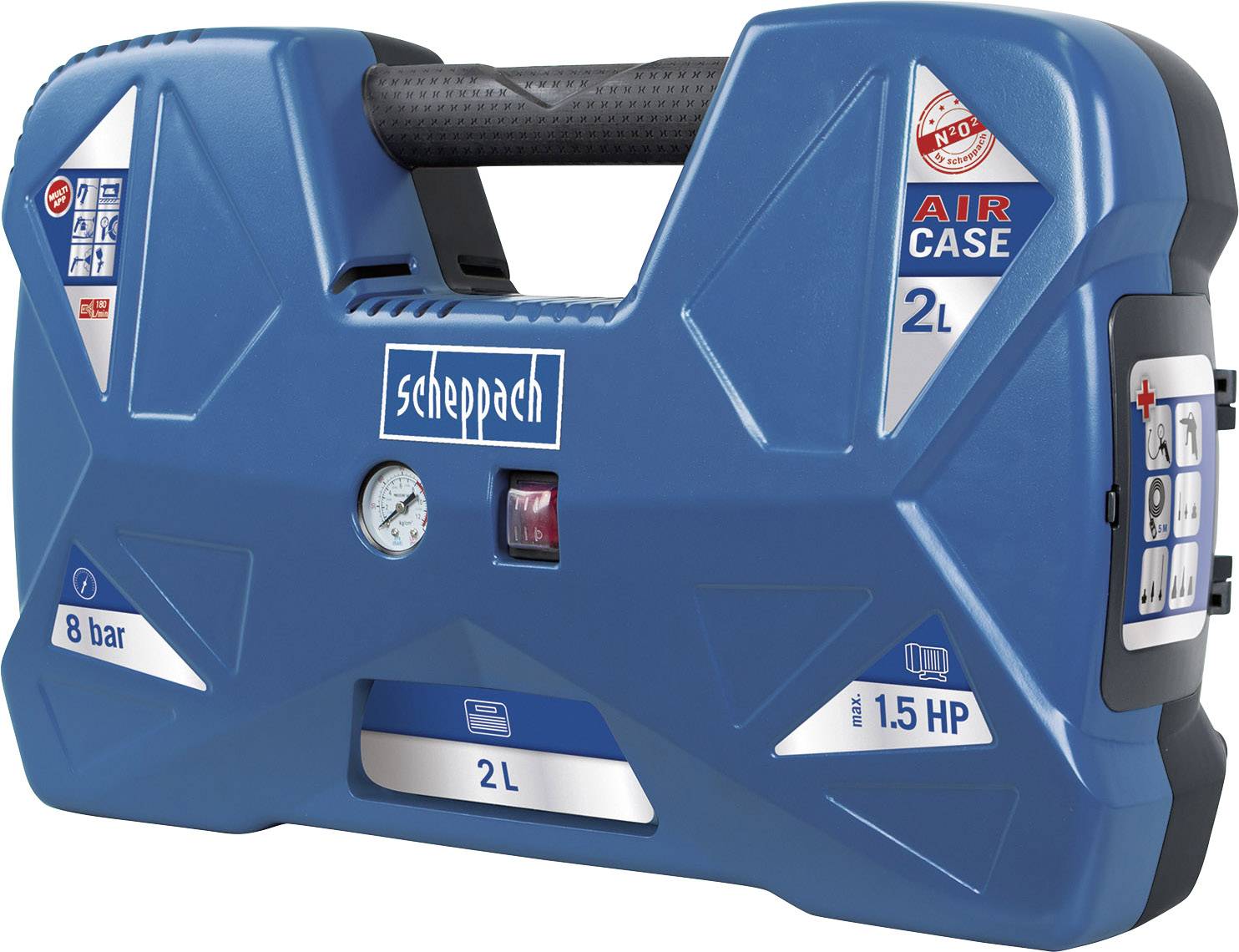 Scheppach Air compressor Aircase 2 l 8 bar