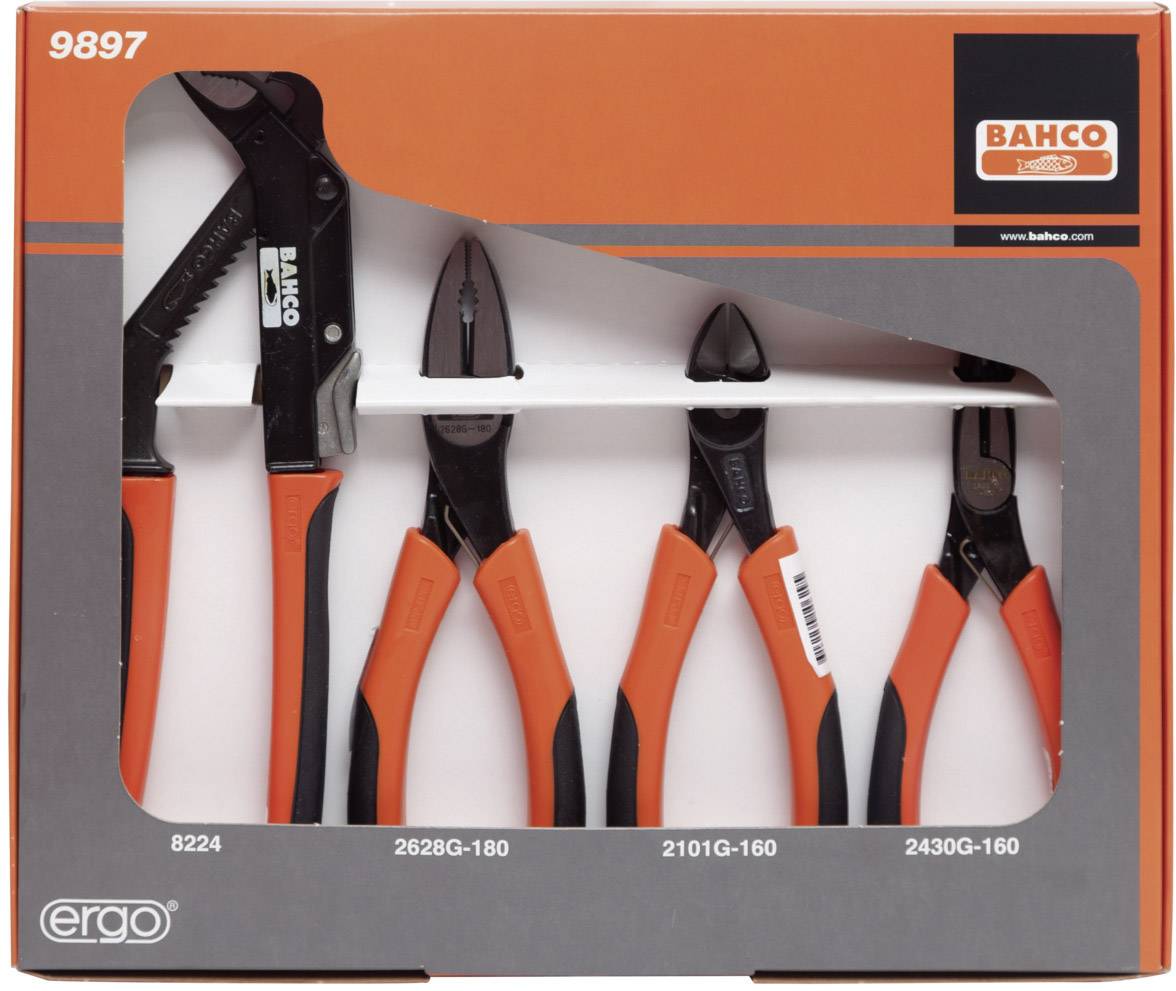 Bahco 9897 Pliers Set 4-piece