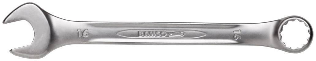A silver spanner with open and ring ends, each marked with '16'. Brand name in the centre.