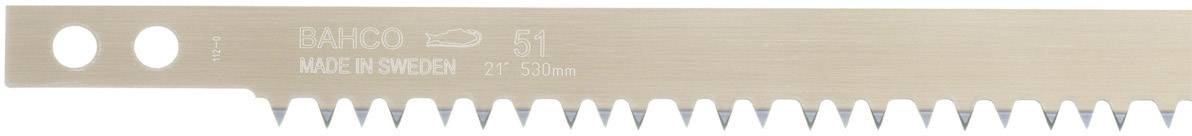 Bahco 51-24 Hacksaw blade TRIANGLE GROUPING PENZ. 607 MM F. Dry WOOD