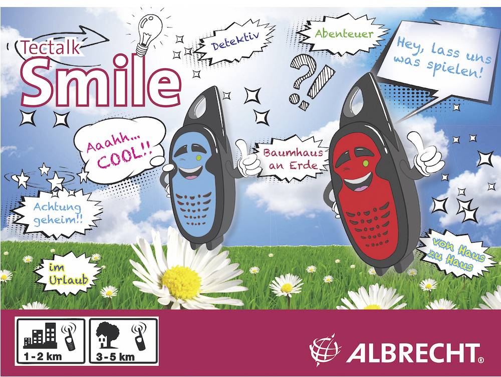 Albrecht Tectalk Smile 29645 Hobby radio transceiver 2-piece set