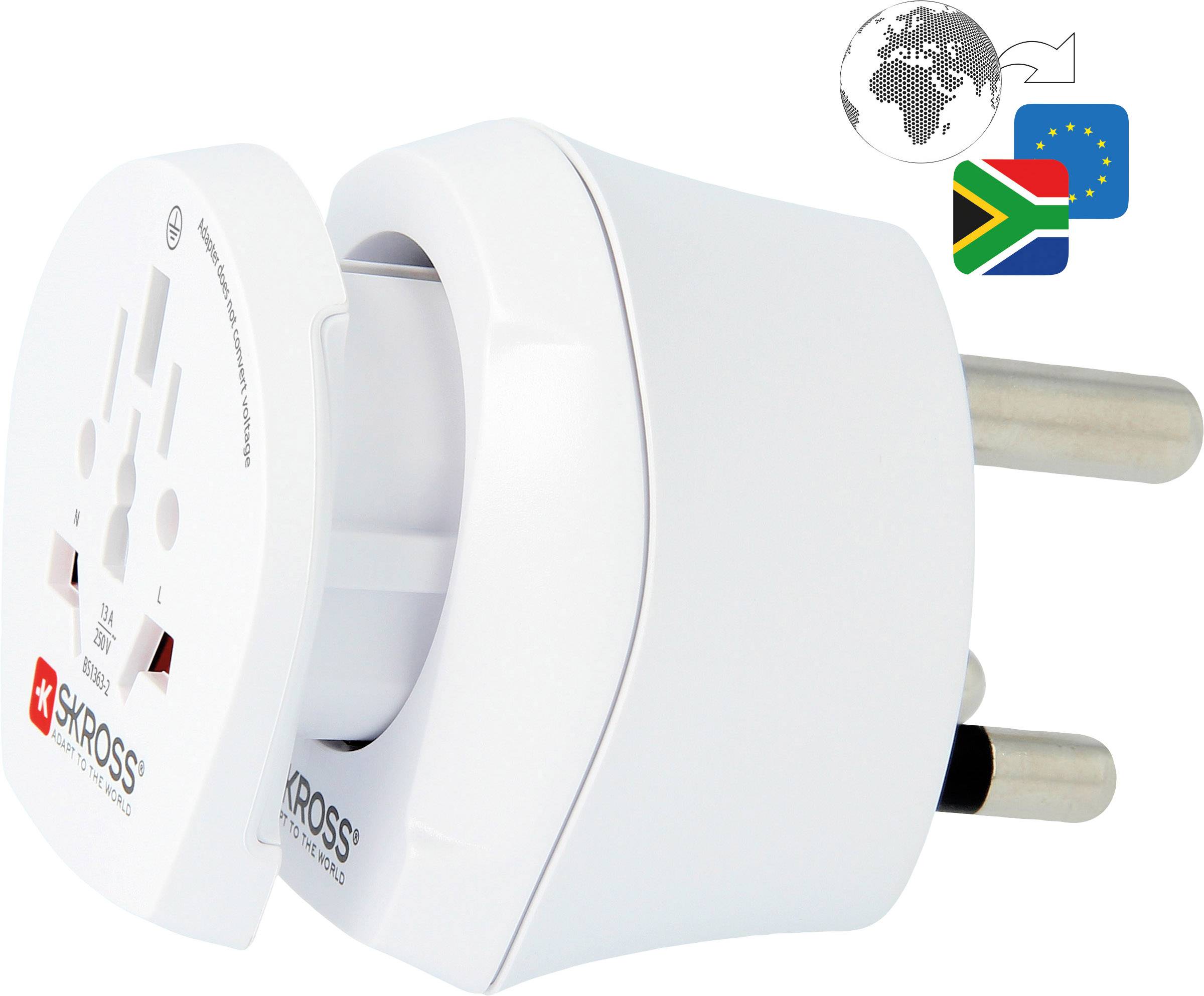Skross 1.500202-E Travel adapter CO W to SA