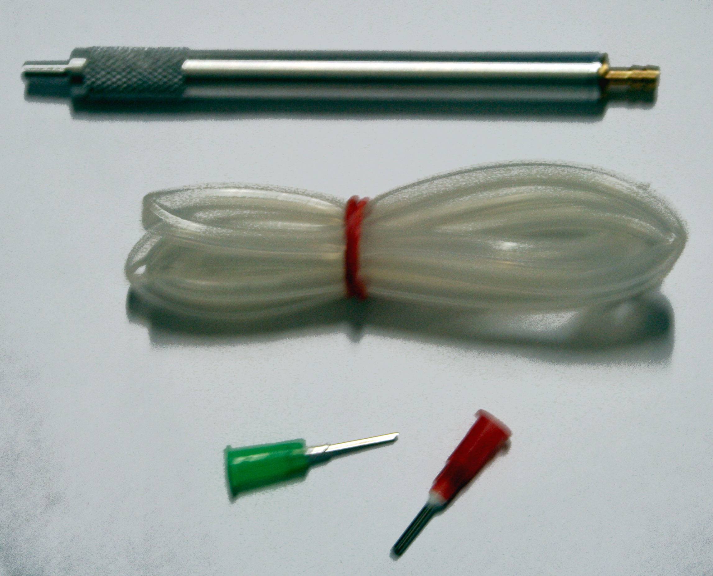 H-Tronic Vacuum pipette Silver 1 pc(s) 189200 incl. two needles