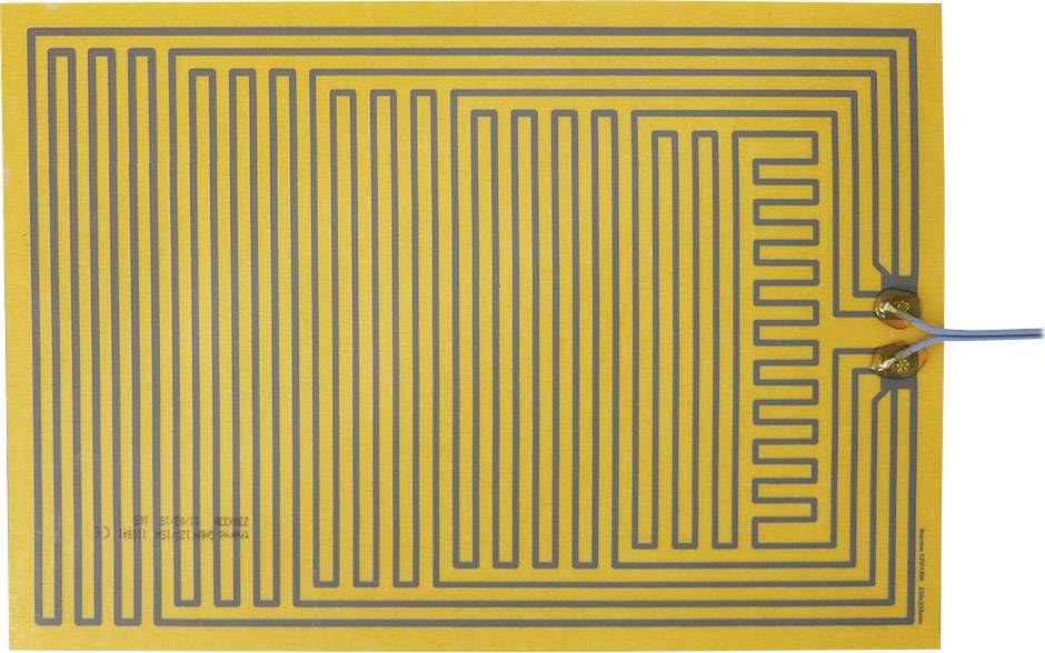 Thermo TECH Polyester Heating foil self-adhesive 12 V DC, 12 V AC 15 W IP rating IPX4 (L x W) 330 mm x 230 mm