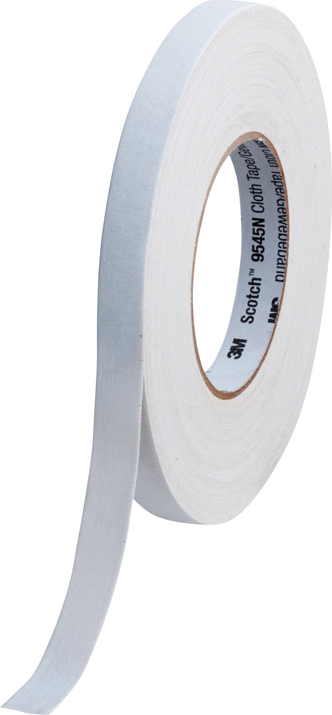 A roll of white double-sided adhesive tape with an unrolled end, suitable for mounting and fixing purposes.