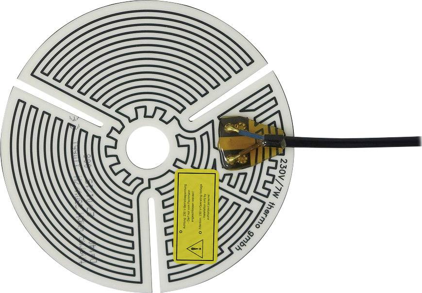 Thermo TECH Polyester Heating foil self-adhesive 230 V AC 7 W IP rating IPX4 (Ø) 140 mm