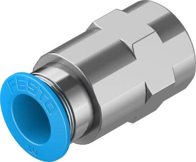 FESTO Straight piece 153028 QSF-1/4-10-B Internal thread G1/4" Pipe diameter: 10 mm 1 pc(s)