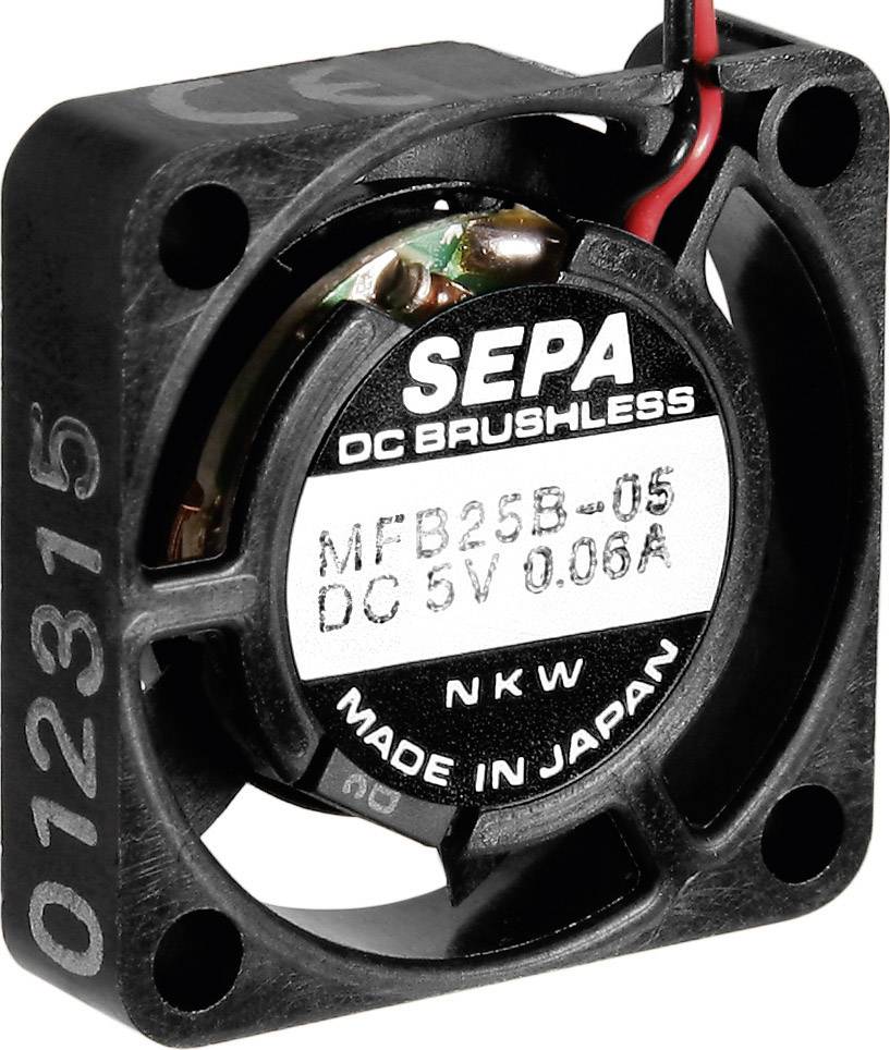 SEPA MFB25B05 Axial fan 5 V DC 23 l/min (L x W x H) 25 x 25 x 6.5 mm