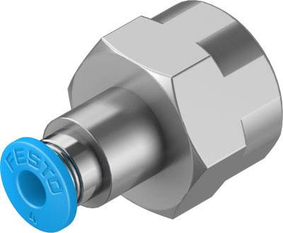 FESTO Straight piece 190650 QSF-1/4-4-B Internal thread G1/4" Pipe diameter: 4 mm 1 pc(s)