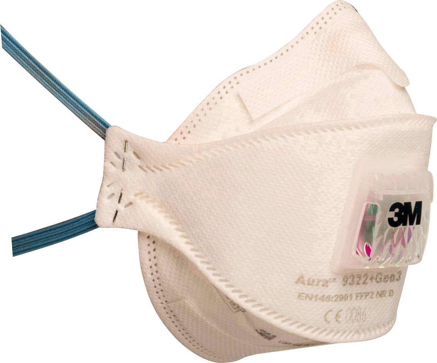 Valved dust mask FFP2 3M Aura 9322+Gen3 10 pc(s)
