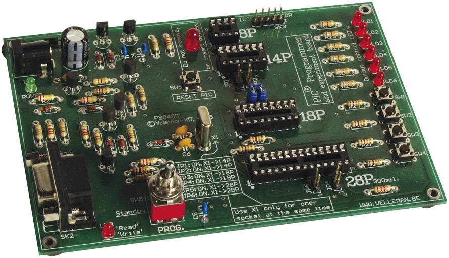 Whadda PCB design board K8048 PIC18