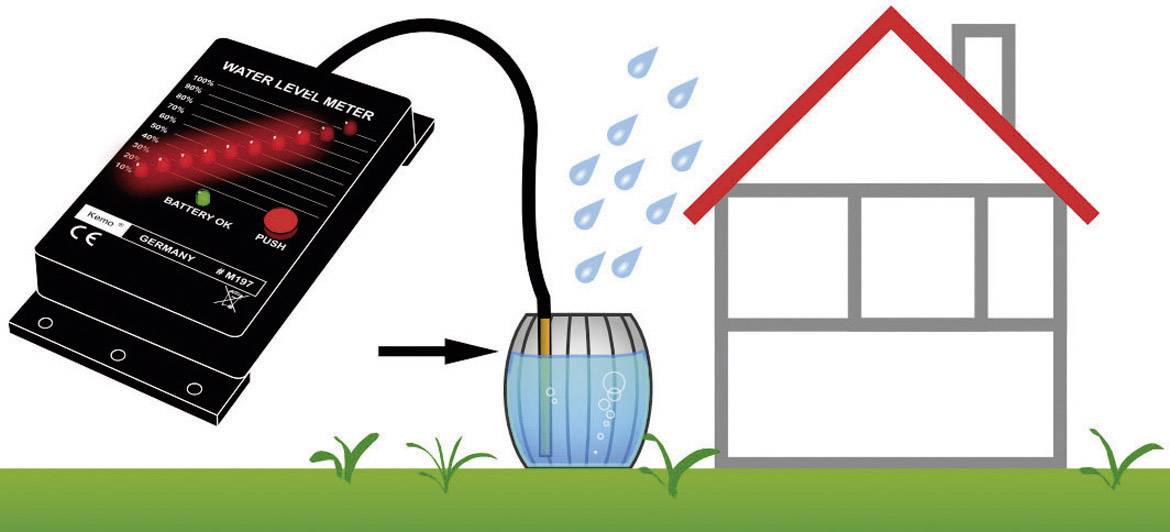 Kemo M167N Fluid level indicator Component 3 V DC