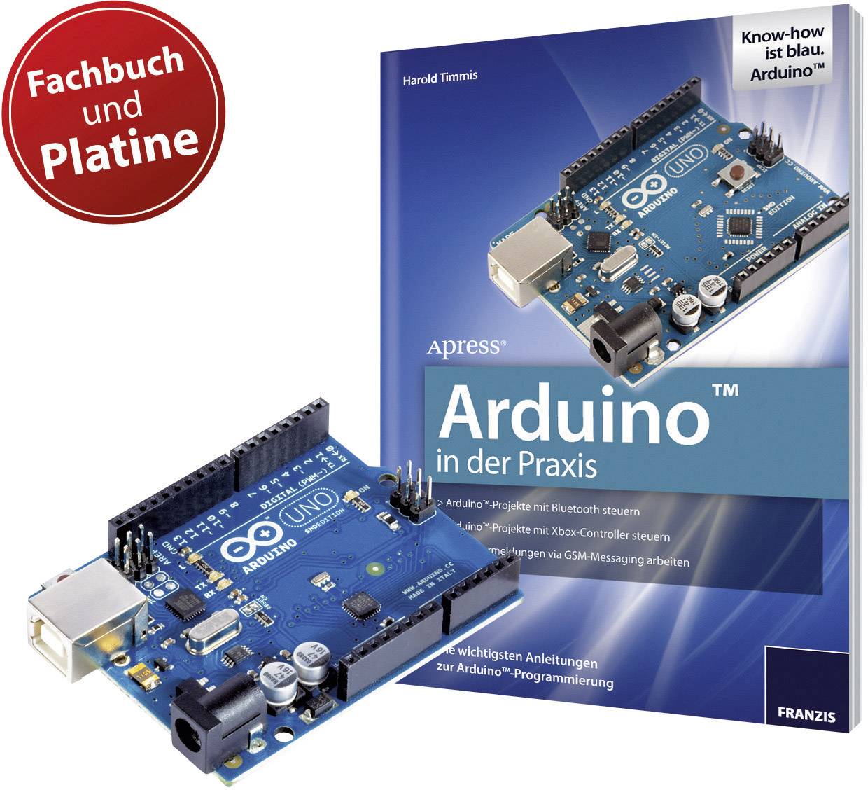 Programming language textbook Arduino in der Praxis Arduino UNO Harold Timmis