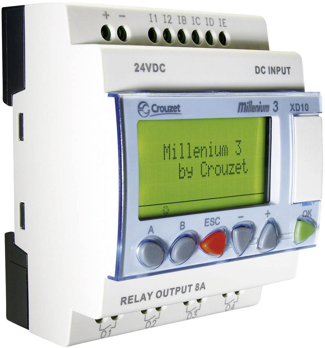 Crouzet 88970142 Millenium 3 XD10 S PLC controller 24 V DC