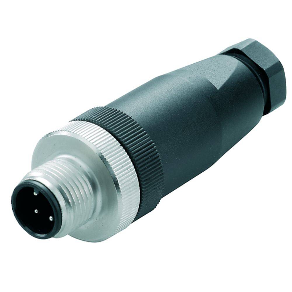 Weidmüller 1807350000 Sensor/actuator connector M12 Plug, straight No. of pins (RJ): 5 1 pc(s)