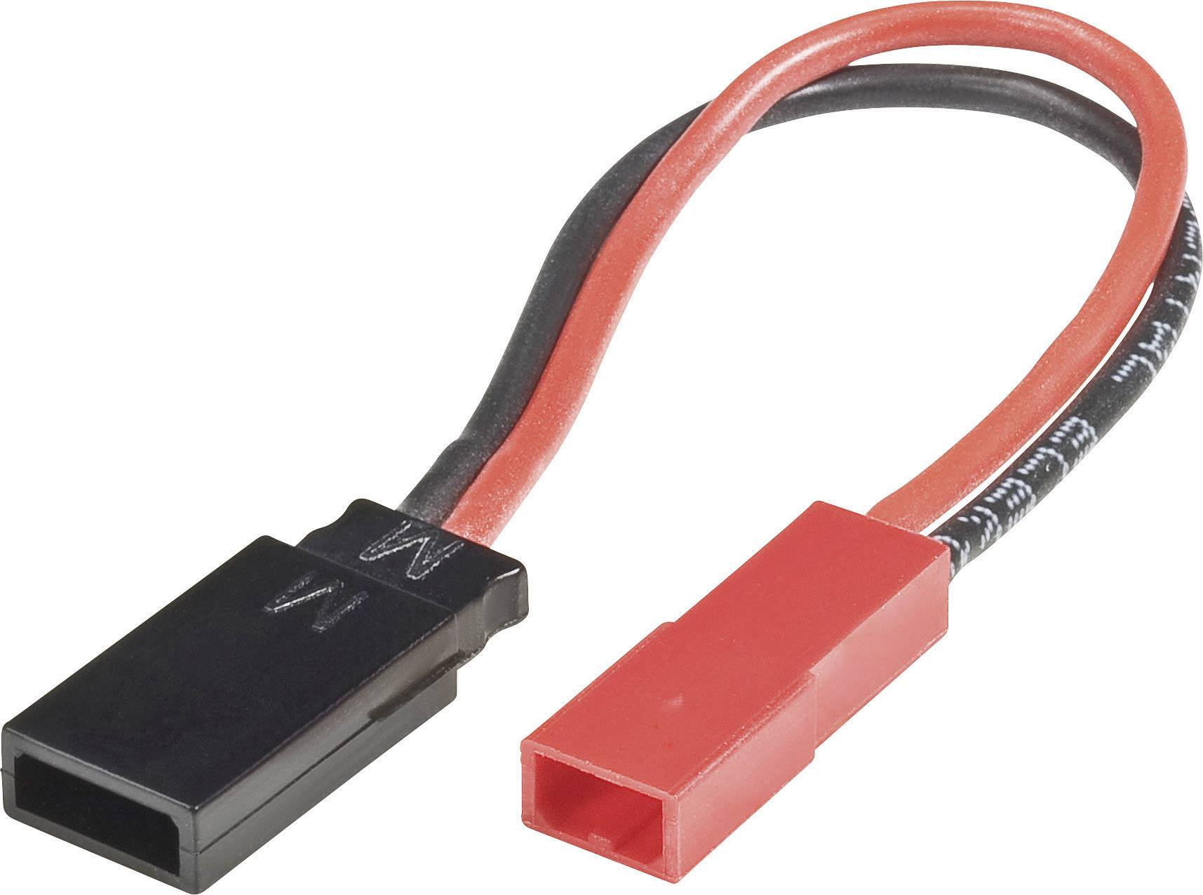 Modelcraft Battery Adapter cable [1x BEC plug - 1x JR plug] 0.50 mm² 58604-1