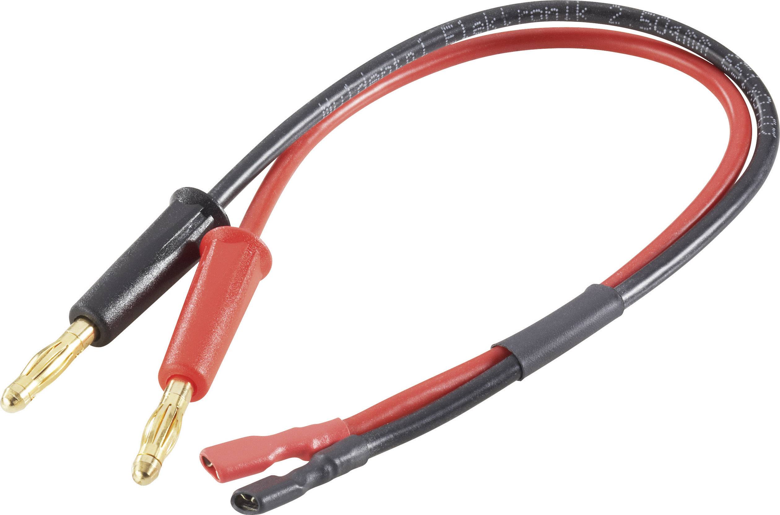 Modelcraft VRLA charging cable [2x Jack plug - 2x VRLA connector] 25.00 cm 2.5 mm² 208350