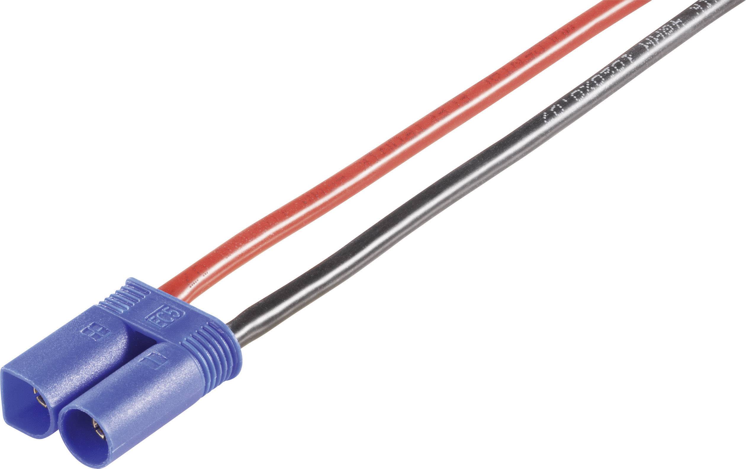 Modelcraft Battery cable [1x EC5 plug - 2x Open cable ends] 30.00 cm 4 mm² 56377