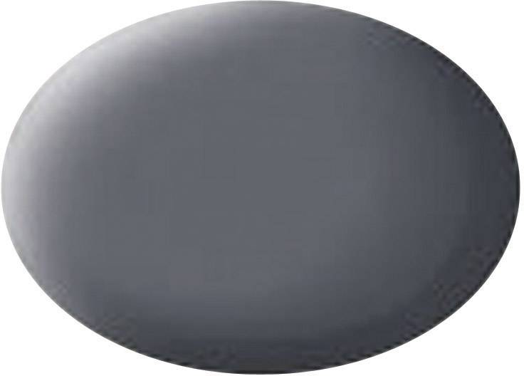 Dark grey, oval, matte stone.