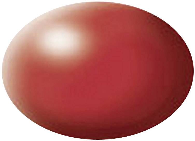 A round, red, shiny ball that reflects light.