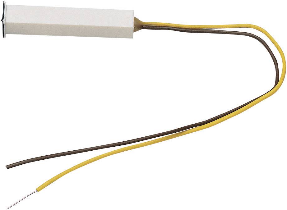 Two-wire thermostat for electrical connection in heating systems.