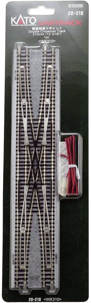 7078202 N Kato Unitrack Diamond crossing , Electrical 310 mm 15 ° 1 pc(s)