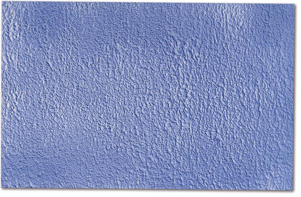 A structured blue surface reminiscent of a painted or embossed wall.