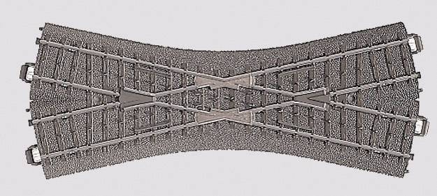 H0 Märklin C (incl. track bed) 24640 Crossing 188.3 mm