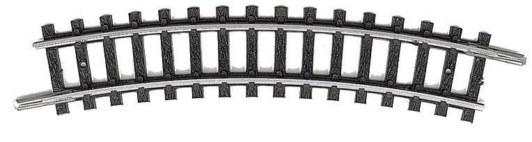 T14914 N Minitrix Curve 24 ° 194.6 mm 10 pc(s)