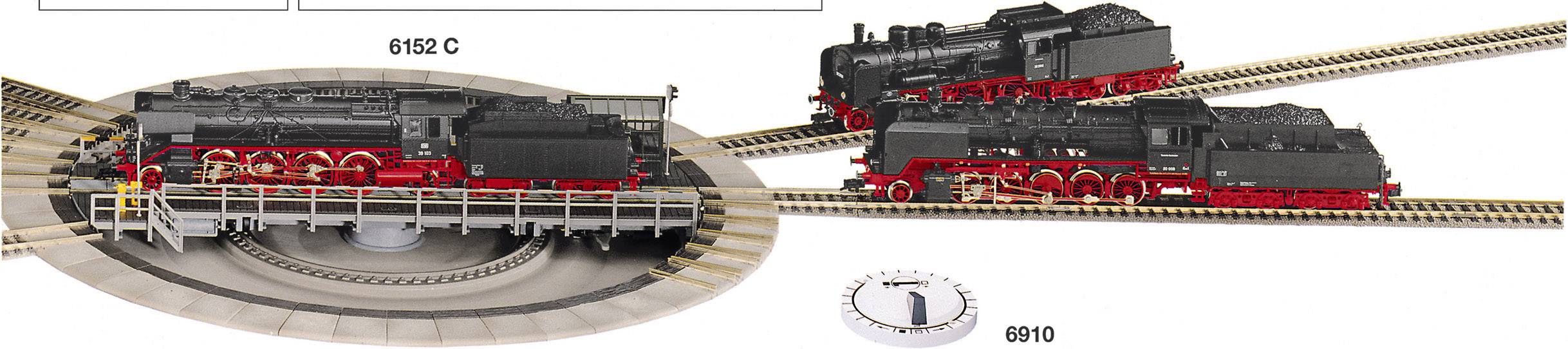Fleischmann 6152 H0 Turntable Straight track