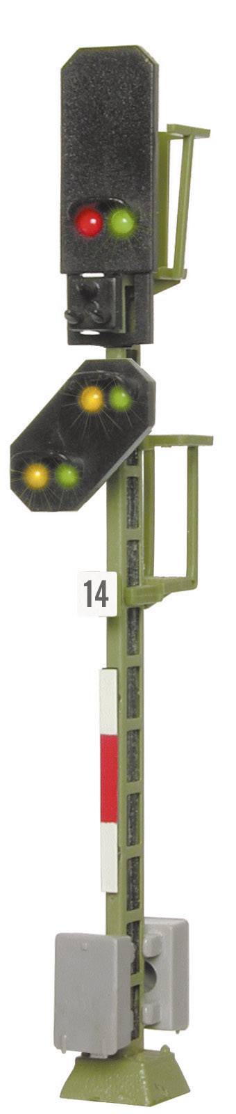 Viessmann Modelltechnik 4014 H0 Light Incl. advance signal Block signal Assembled DB