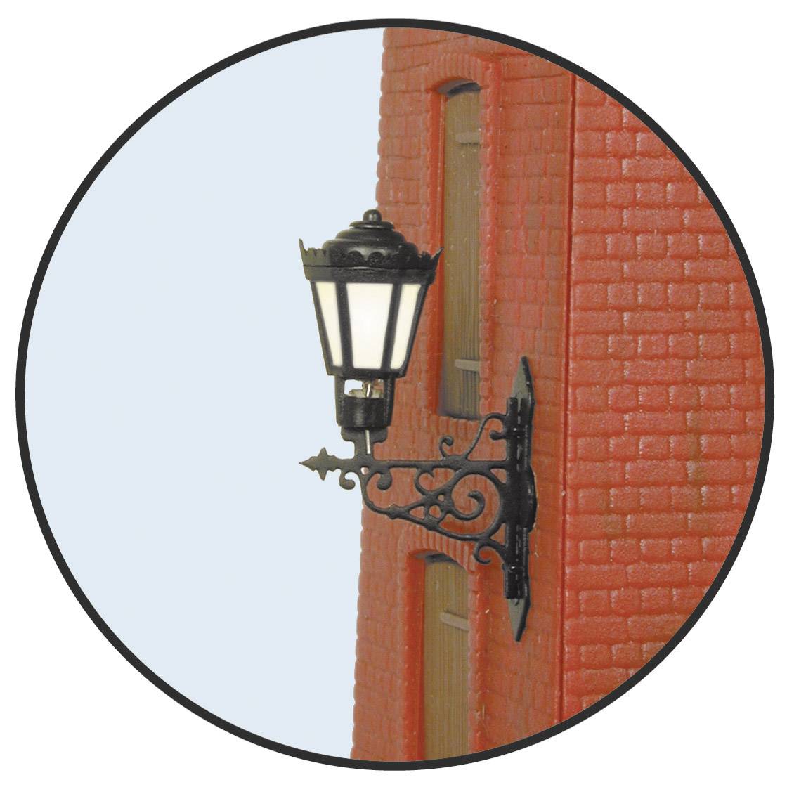 Viessmann Modelltechnik H0 Wall lantern Single Assembled 6074 1 pc(s)