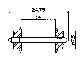 Technical drawing shows a side view of a pipe section with markings for diameter and length.