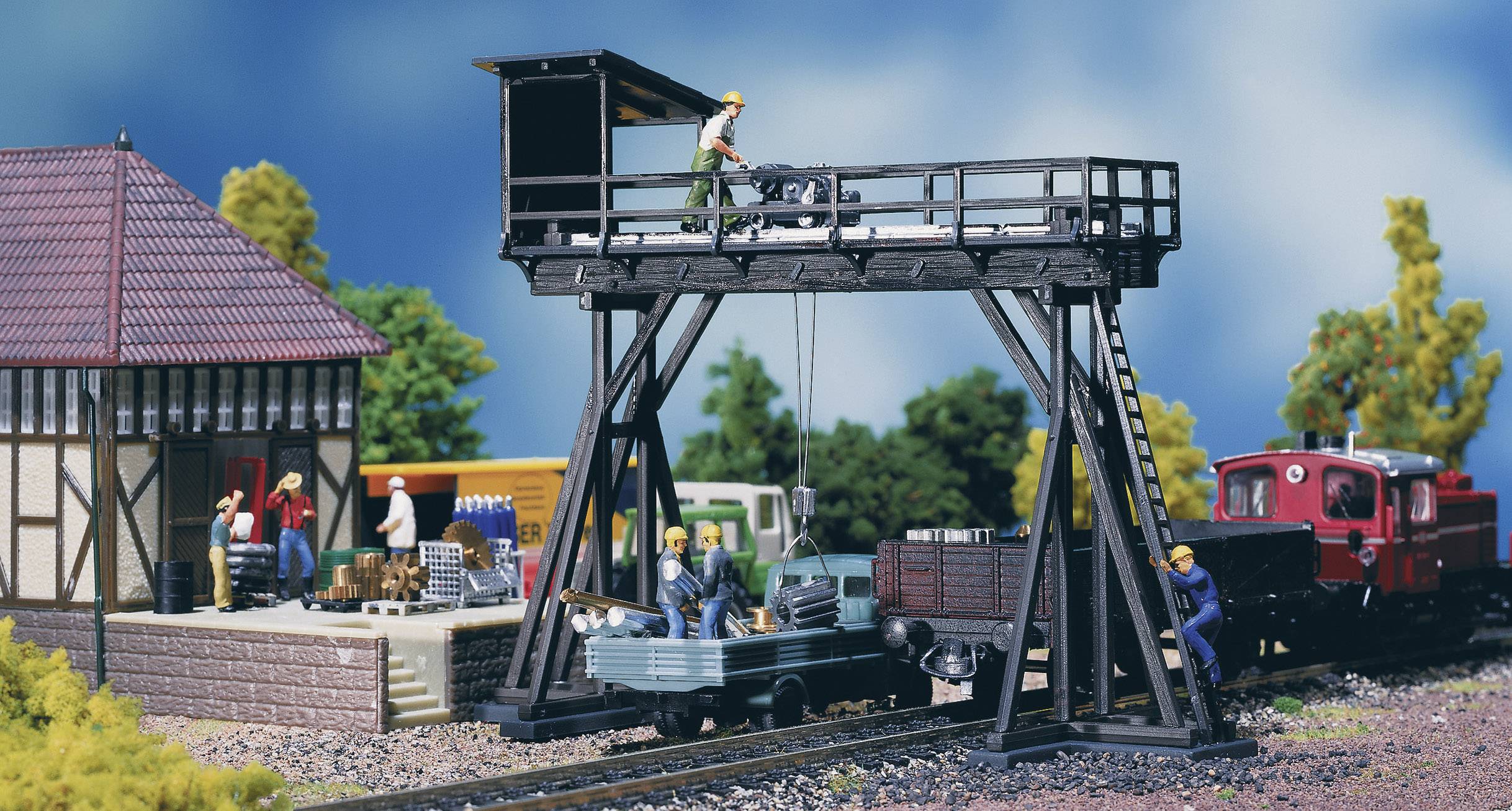Faller 222133 N Portal Crane in Wooden Design