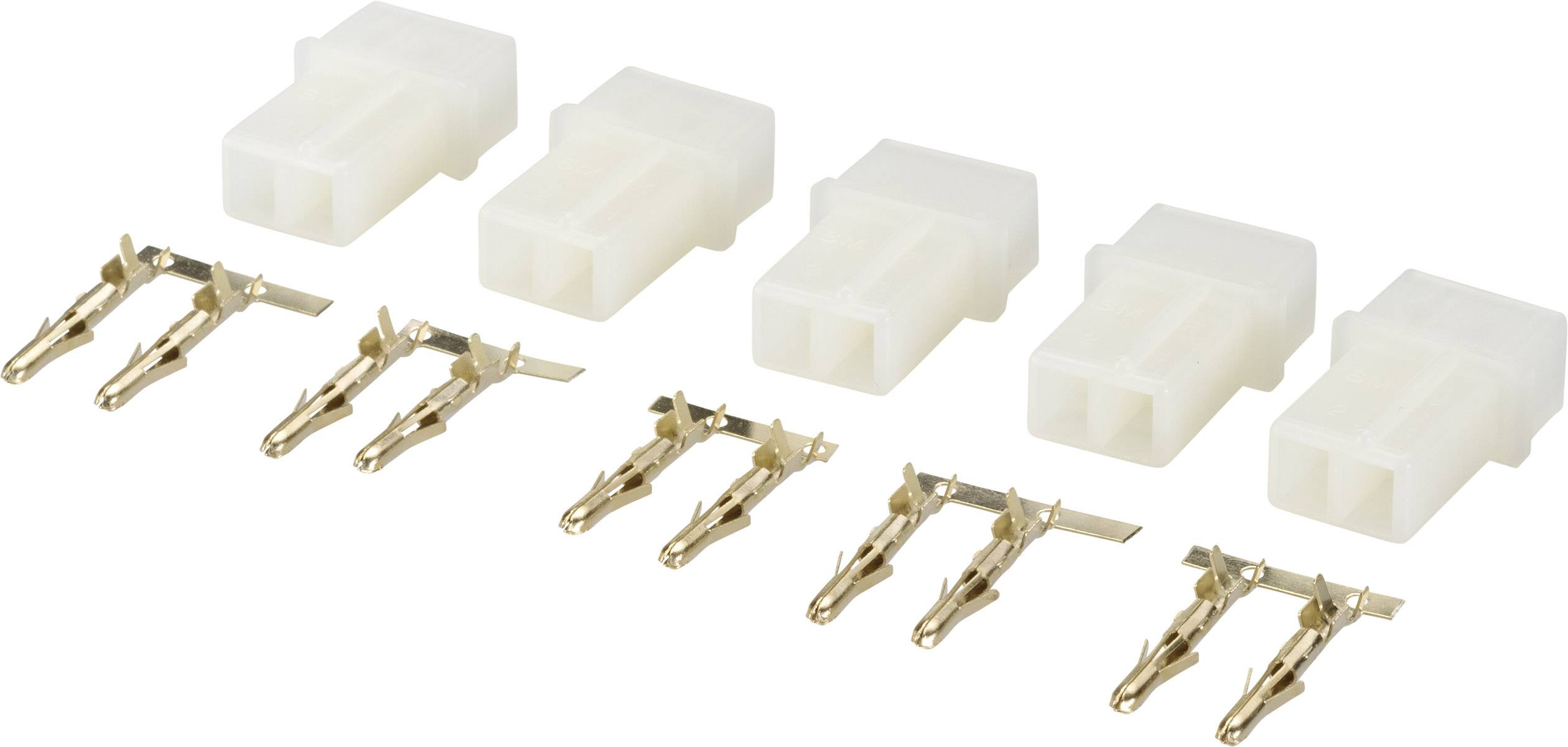 Modelcraft 223990 Battery plug AMP Gold-plated 1 Set