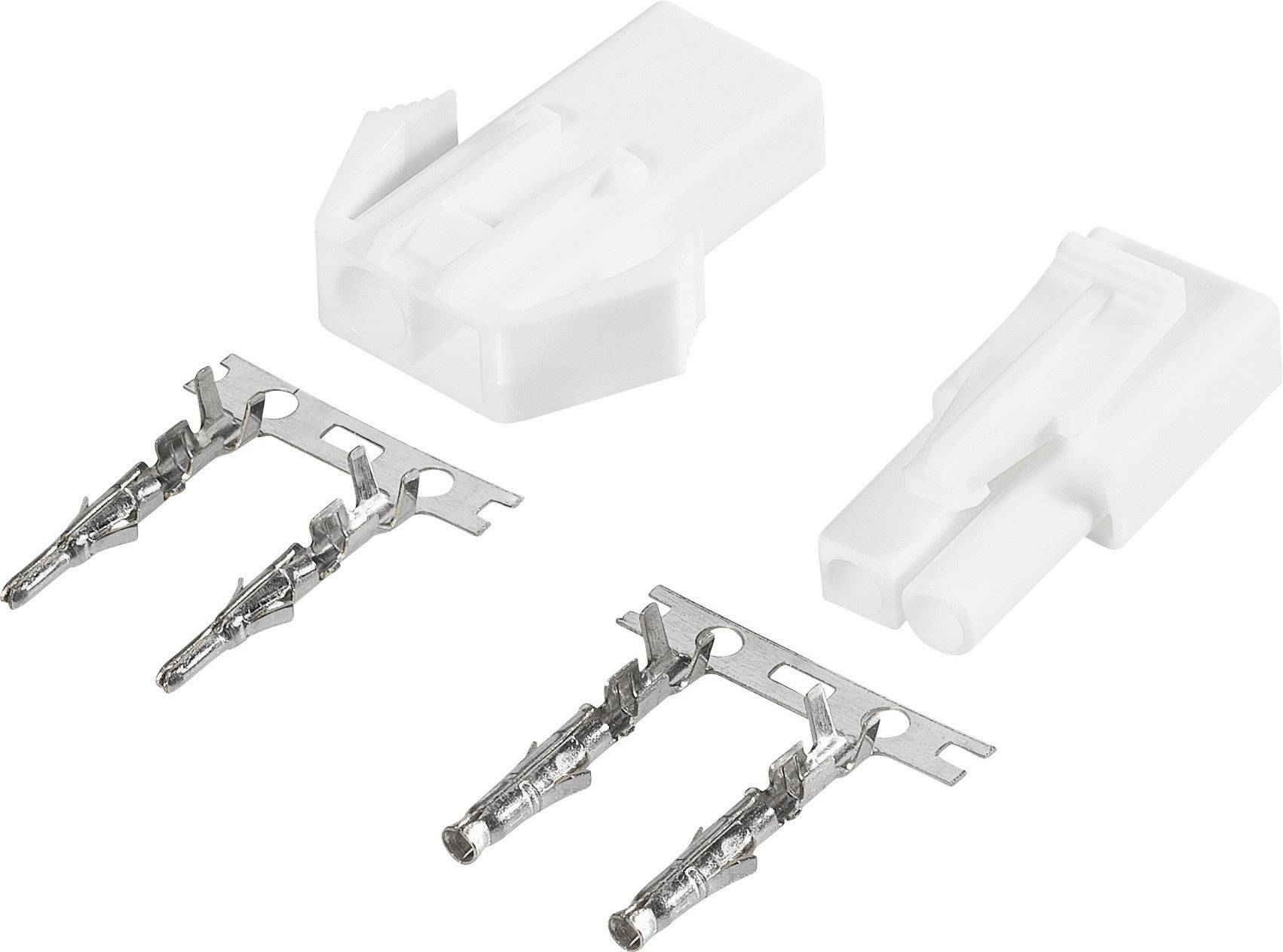 Modelcraft 227313 Battery plug, Battery receptacle Mini Tamiya 1 Pair