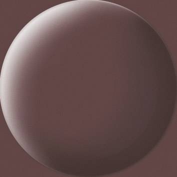 A brown, matte, circular surface with a subtle shadow effect, reminiscent of a textured wall covering or tile.