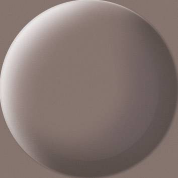 A light brown, round and uniform sphere on a dark brown background, with a smooth, matte surface.