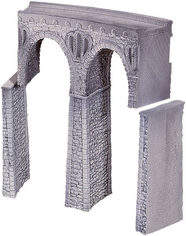 Stone arch model with detailed textures, consisting of two pillars and an upper arch, demonstrates ancient architecture.