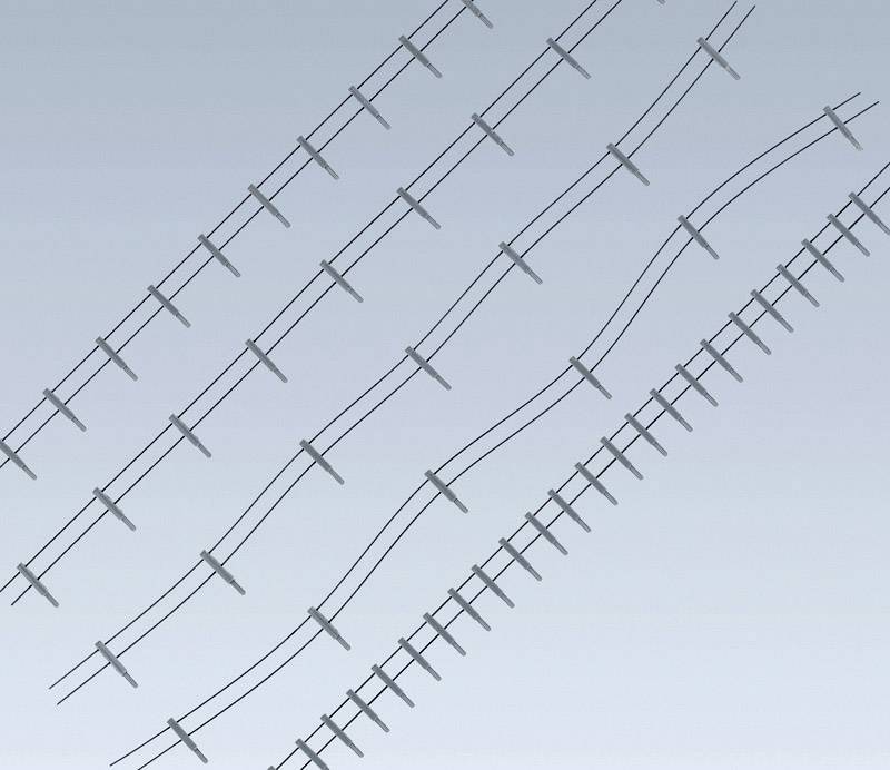 Faller 180432 H0 Metal fence Assembly kit