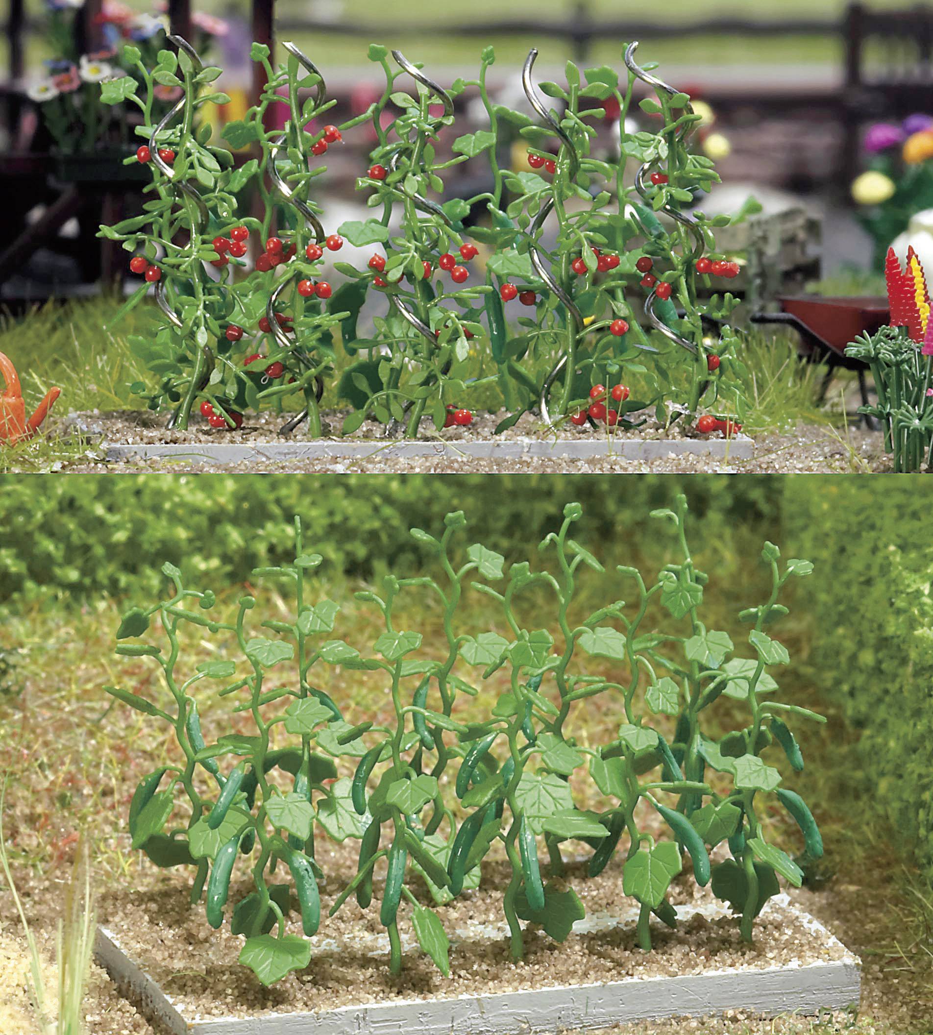 Busch 1214 H0 Cucumber and Tomates Assembly kit