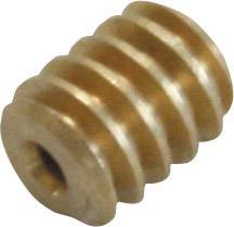 Sol Expert S3 Brass Micro worm gear Module 0.3 (Ø x L) 2.8 mm x 3.5 mm 1 pc(s)