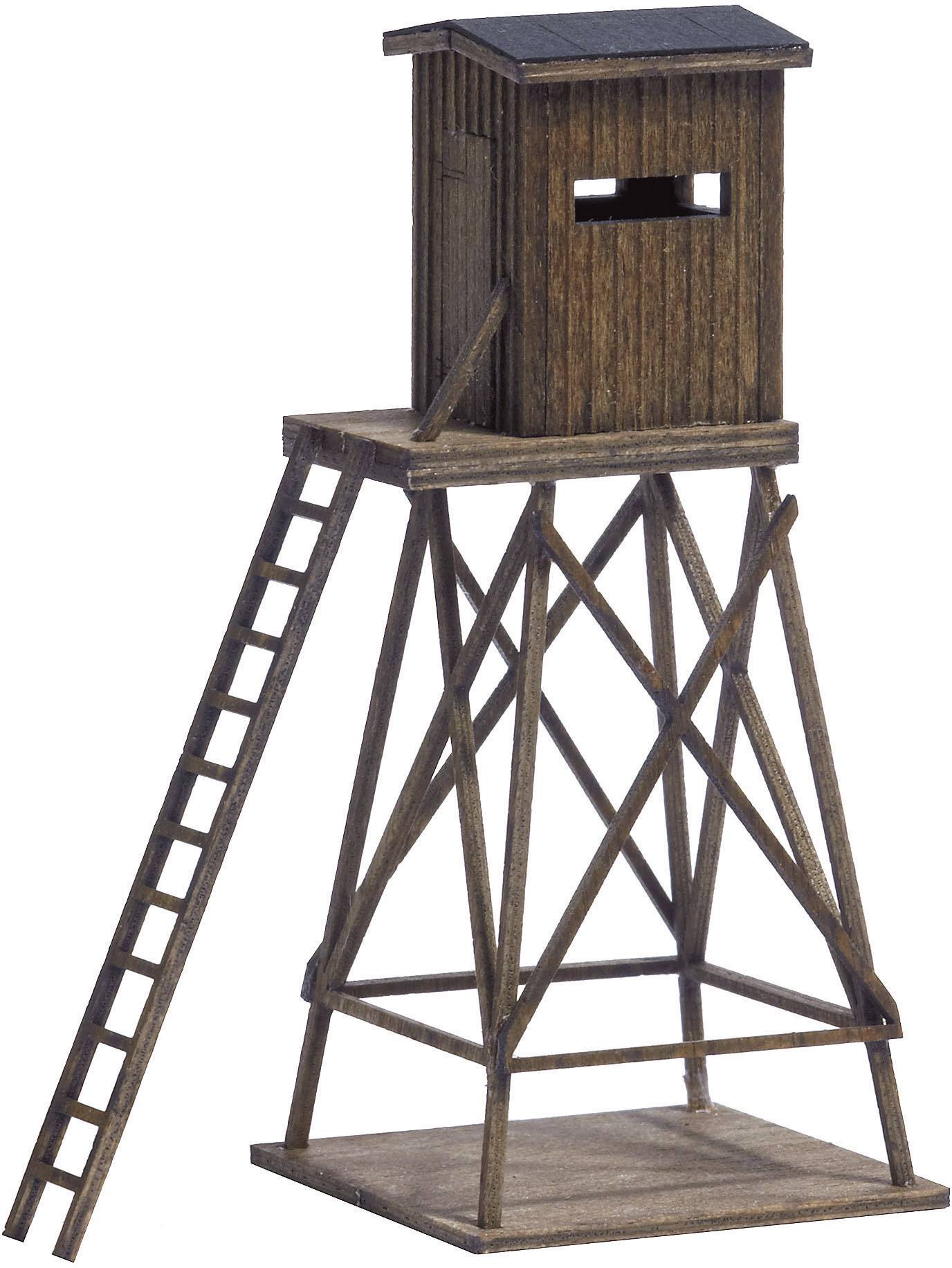 Busch 1496 H0 High seat made of real wood Assembly kit