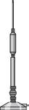 Albrecht 65215 CBM 108 CB mobile antenna Lambda type 1/4