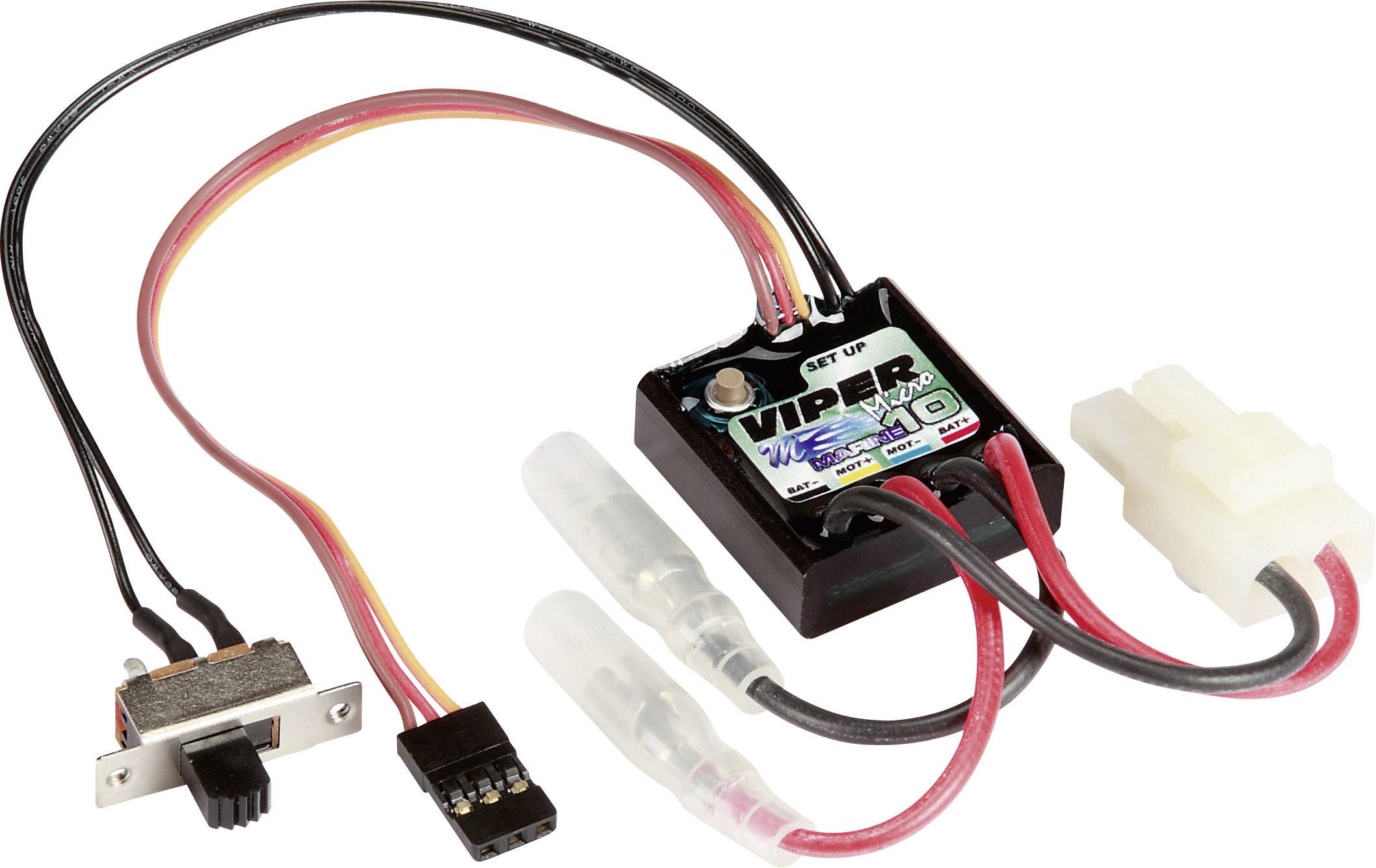 Carson Modellsport Viper Micro Marine Model ship brushed speed control Load (Amp max.): 25 A