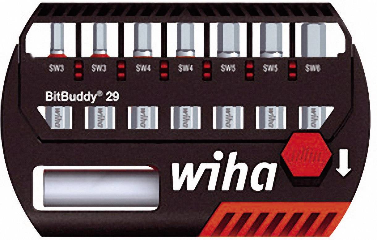 Bit set 8-piece Wiha BitBuddy 36934 Allen Torsion area