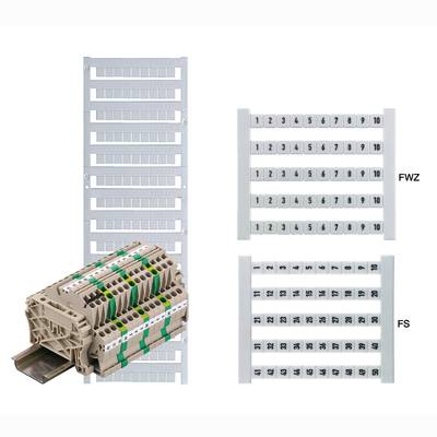Connections with labelled numbers. On the left, a connection block, on the right two labelled connection strips 'FWZ' and 'FS'.